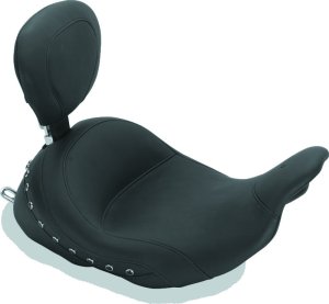 Honda Road Glide Solo Seat - Mustang Motorcycle - Lowdown Solo Black Pearls - Black - `08-`21 Honda Road Glide Solo Seat - Mustang Motorcycle - Lowdown Solo Black Pearls - Black - `08-`21
